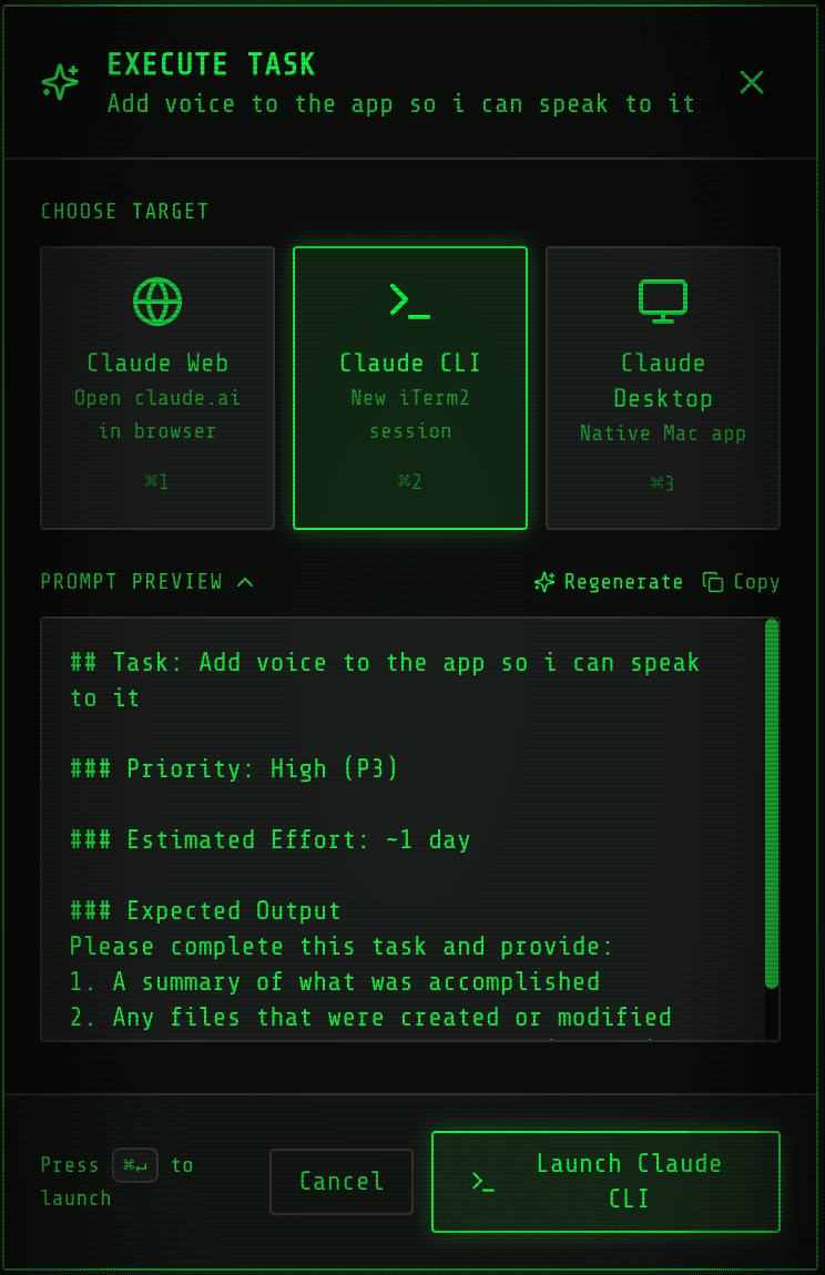 MILO Execute Task - One Shot Done